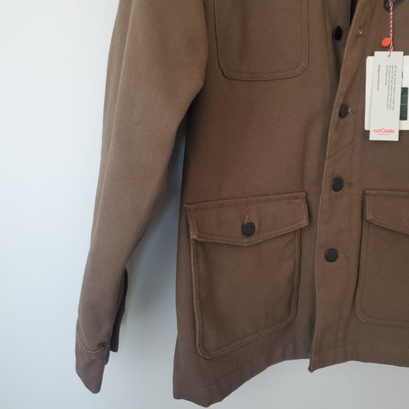 Heritage Men's Earth Tone Military Field Jacket Durable Water Repellent Coating - Picture 9 of 9